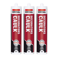 Pack of 3, Soudal Decorator Caulk Gap &amp; Crack Filler: £7.90 at Amazon