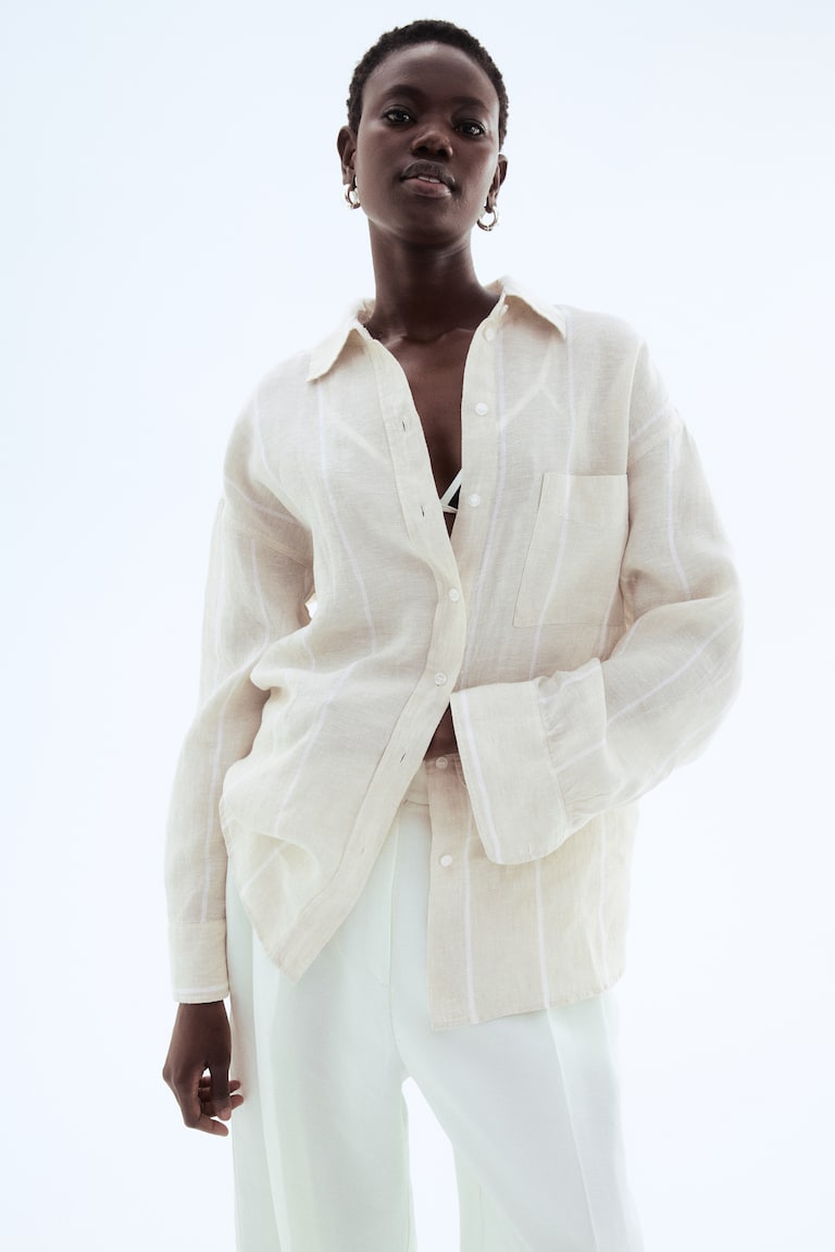 Oversized Linen Shirt