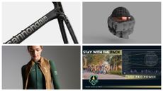Thiis week's products include a Cannondale bike frame, a prototype bike helmet, MAAP's latest road collection and a virtual cycling game