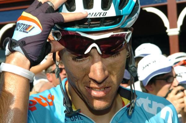 Belgium's Philippe Gilbert at the finish.