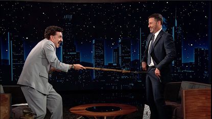 Borat pantses Jimmy Kimmel