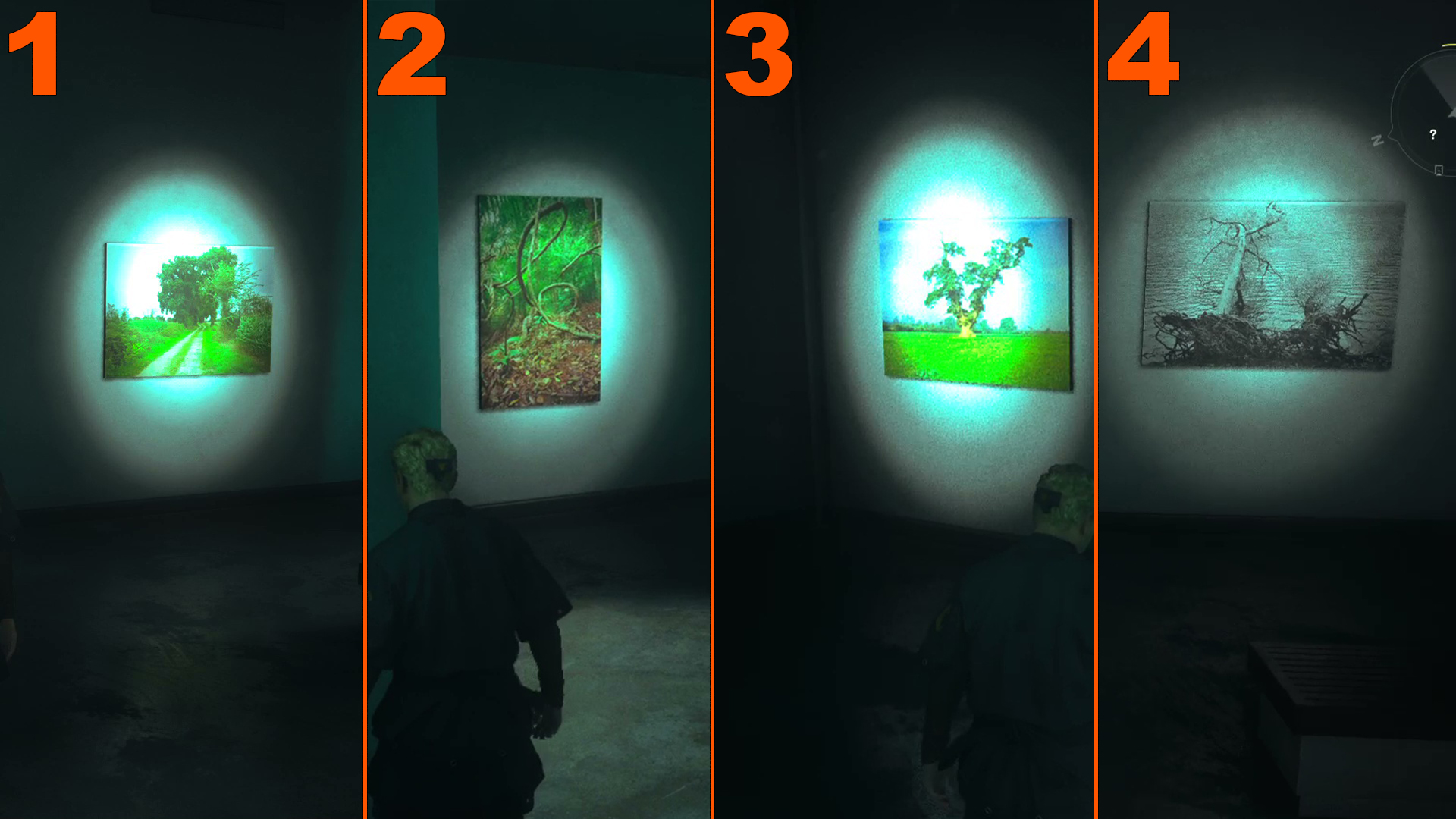 Solution to the painting puzzle in Control Resonant