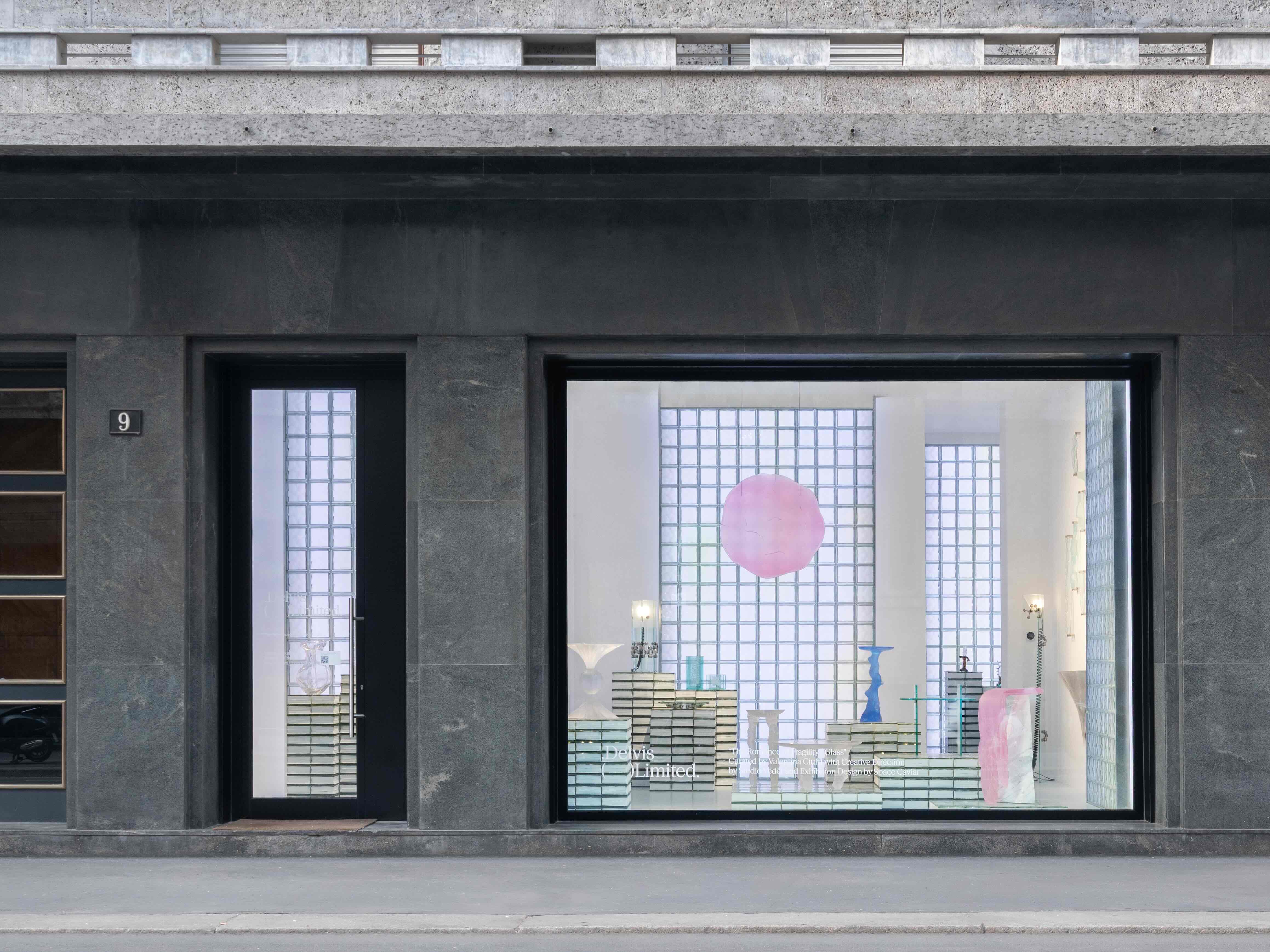 Glass exhibition view