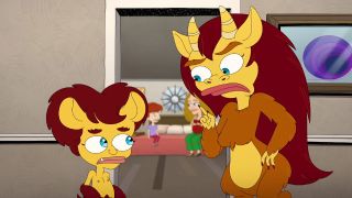Connie and the baby hormone monster in Big Mouth