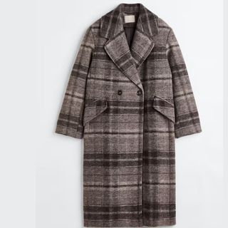 H&M Checked Coat