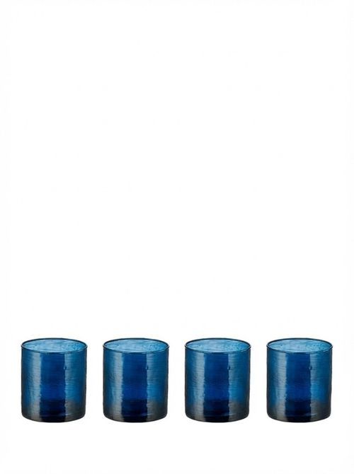 Nkuku Yala Hammered Glass Tumbler