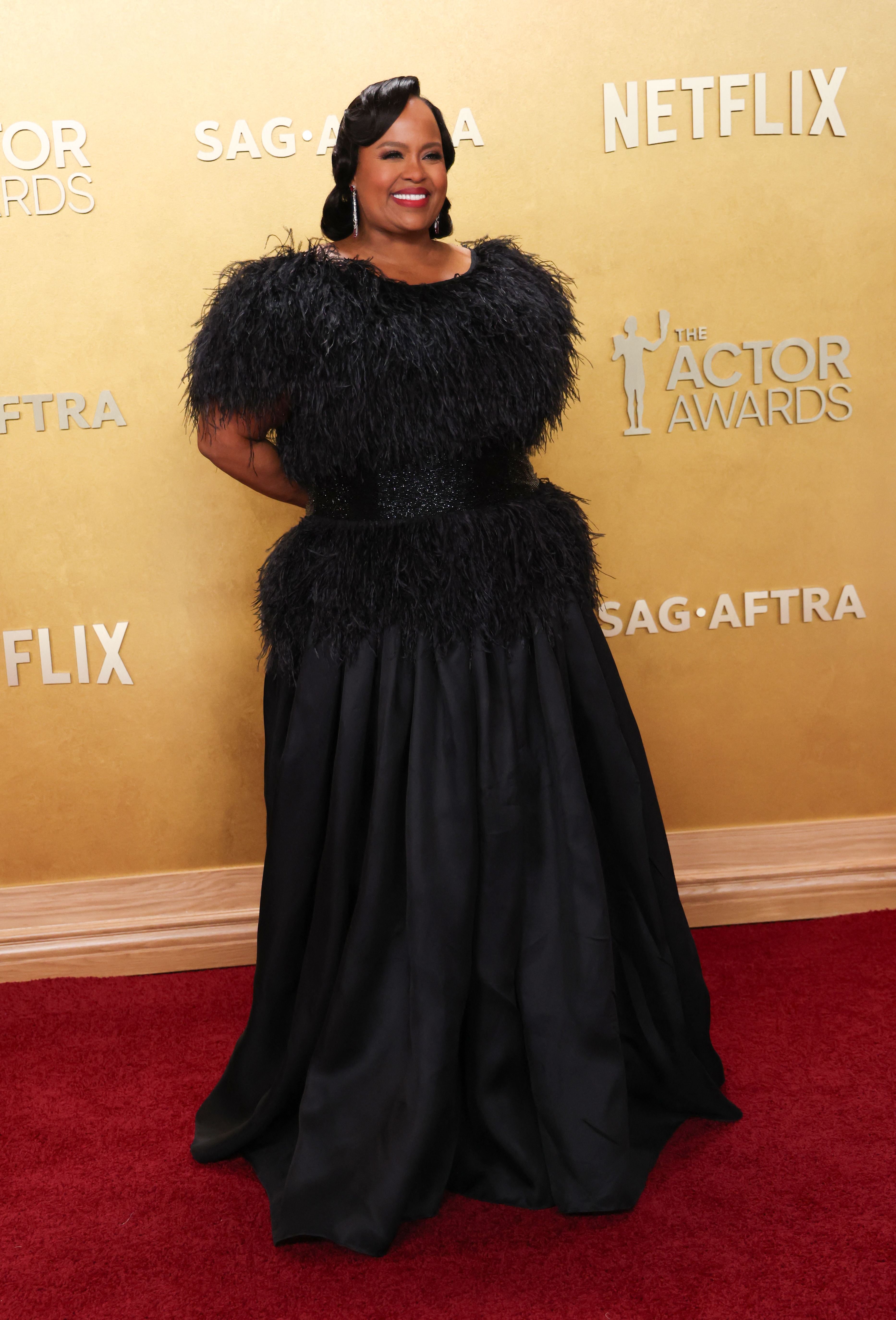 US actress Natasha Rothwell attends the 32nd Annual Actor Awards at the Shrine Auditorium in Los Angeles on March 1, 2026. (Photo by Michael Tran / AFP)