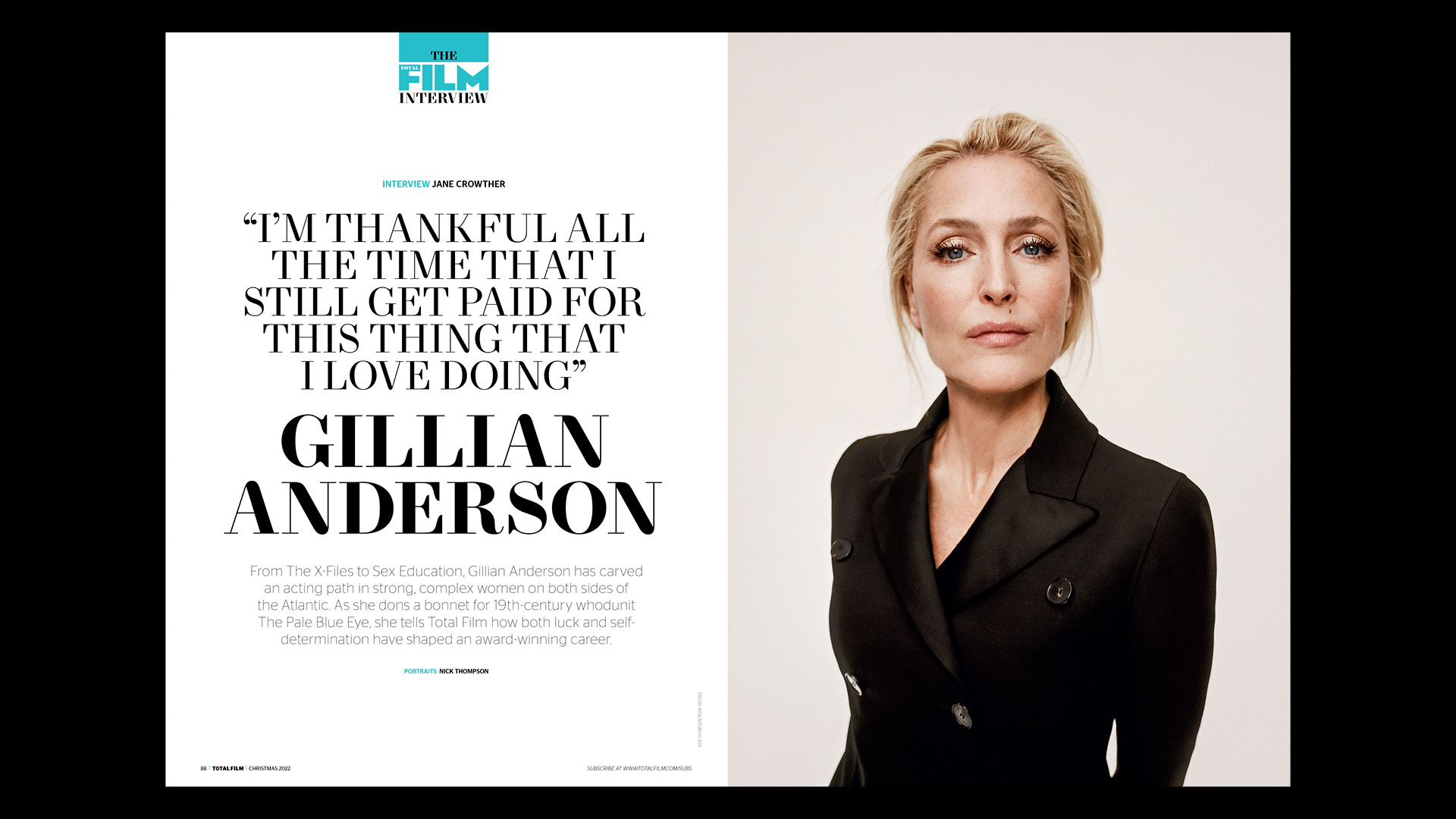 Gillian Anderson-Interview von Total Film.