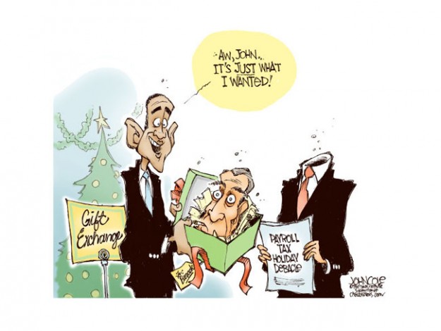 Obama's happy Christmas 