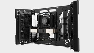 Cooler Master Masterframe 700 case in both vertical and horizontal configuration
