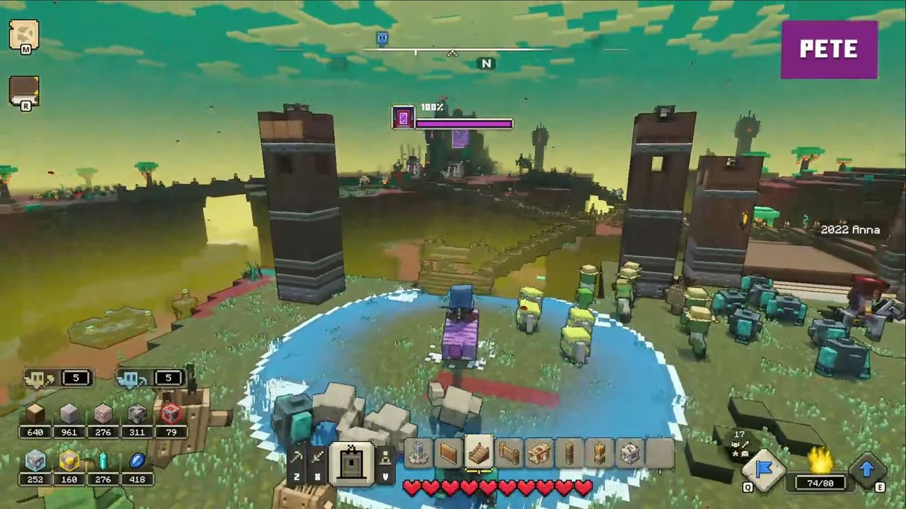 Minecraft Legends images from Minecraft Live 2022
