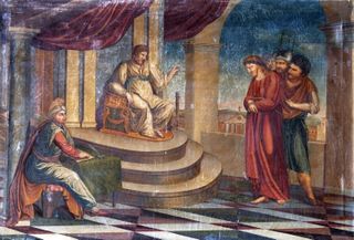 Pontius Pilate was judge at Jesus' trial.