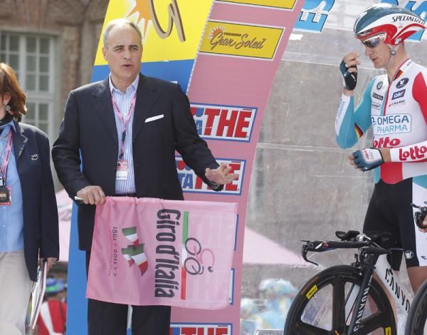 Omega-Pharma Lotto were the first team to race in this year's Giro d'Italia