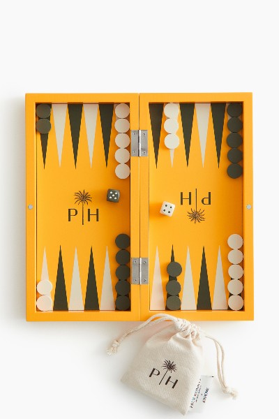 H&M HOME x Palm Heights by Gabriella Khalil Backgammon, £39.99
