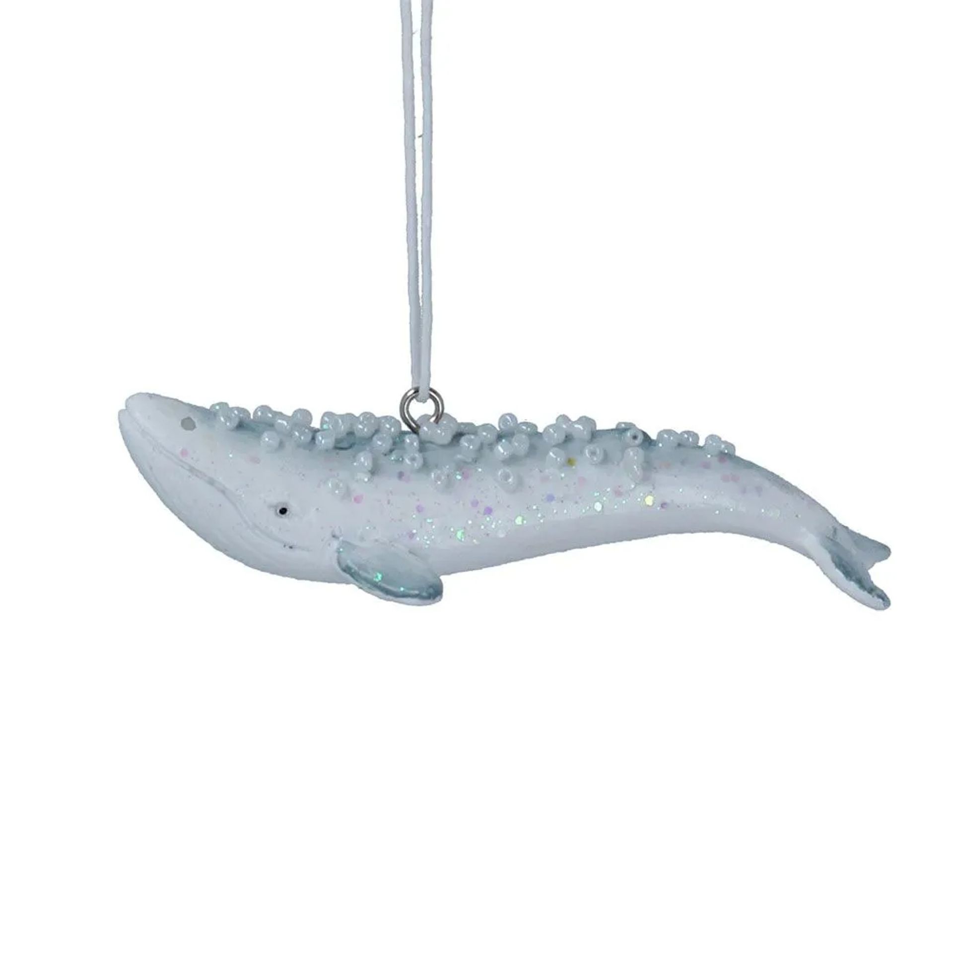 Gisela Graham Resin Pale Blue Whale Decoration