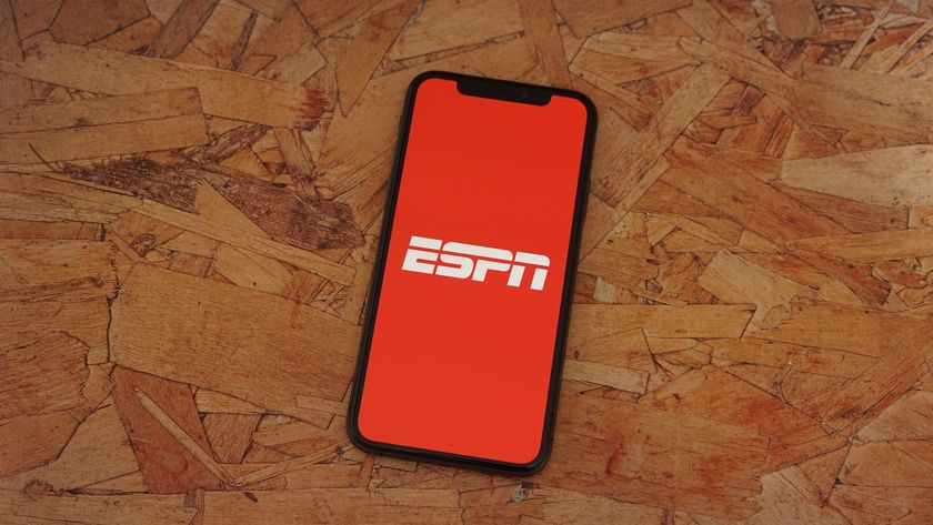 Smartphone on board with ESPN app loaded on the screen