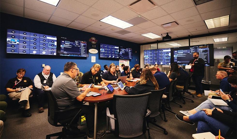 BEACON technology is displayed in the Florida Division of Emergency Management control center.