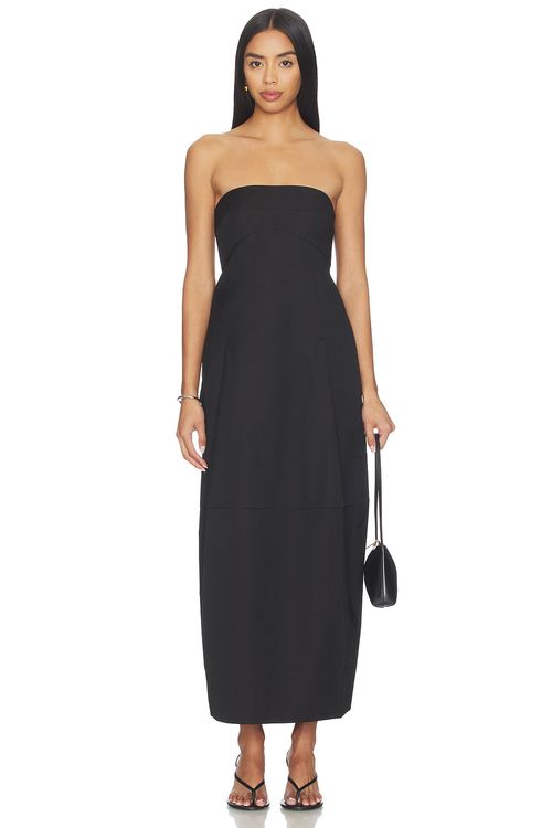 Canvas Pleat Cocoon Dress