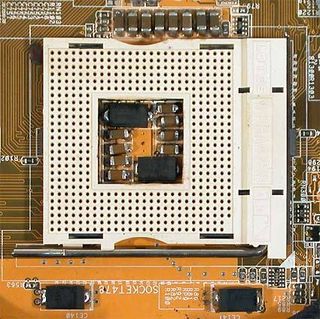 CPU socket on the \