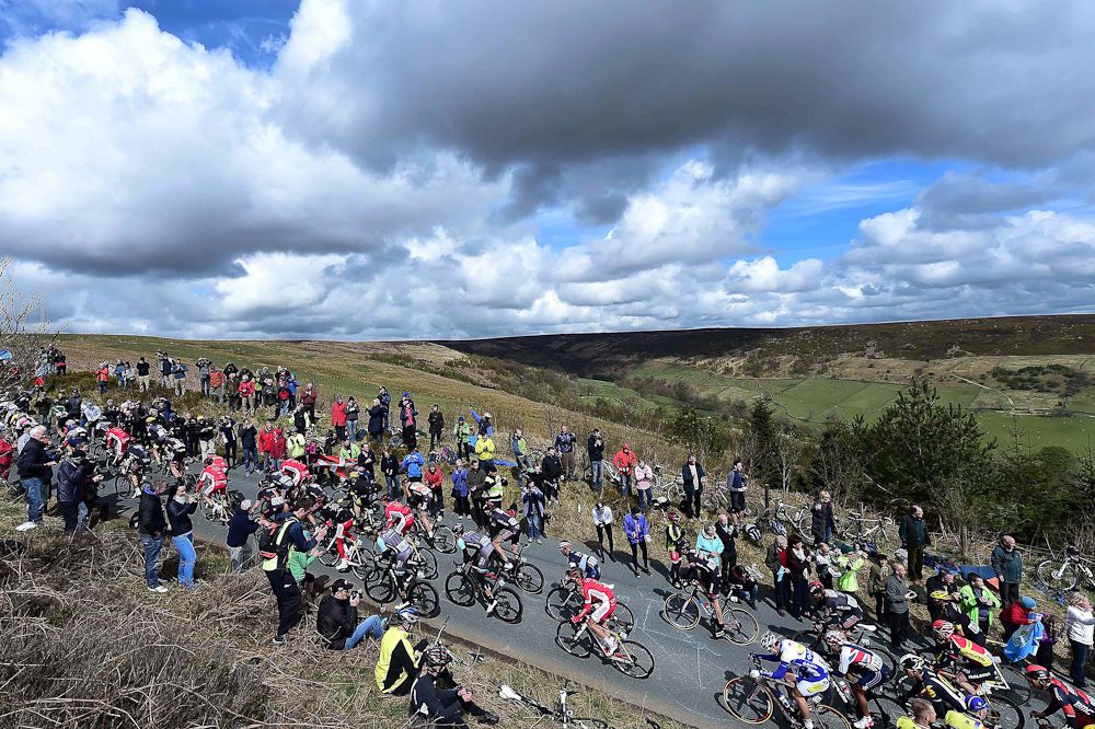 The skies held off raining during stage 1 in Yorkshire.