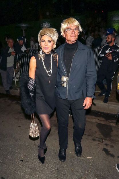 Lisa Rinna and Harry Hamlin as Edie Sedgwick and Andy Warhol