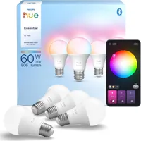 Philips Hue Essential A60 Smart LED Bulb, E27, 4 Pack Philips Hue Essential A60 Smart LED Bulb, E27, 4 Pack