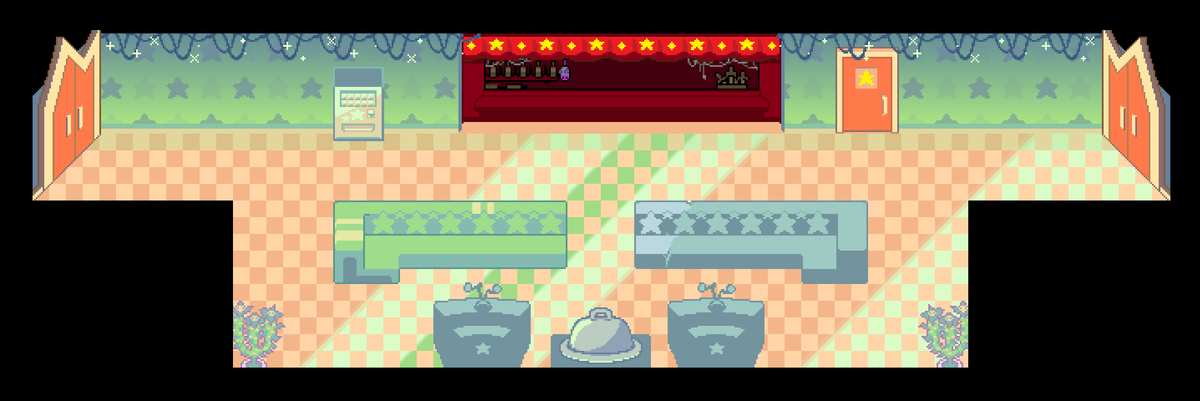 Deltarune chapter 3 screens.