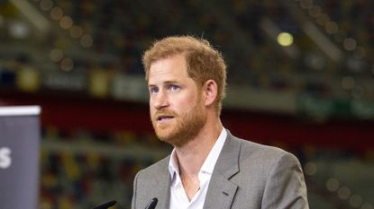 Prince Harry speaks German in Düsseldorf after admitting he 'wishes' he was fluent like Prince Philip 