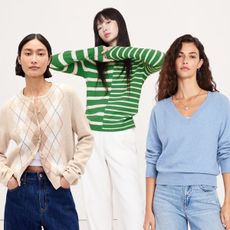 Fall sweaters from Gap, Banana Republic, Old Navy.