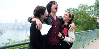 Logan Lerman, Ezra Miller and Emma Watson in The Perks of Being a Wallflower