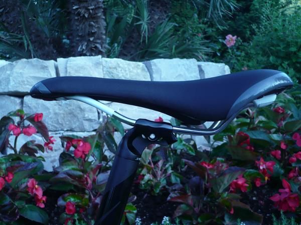 The Specialized Fate will come with a BG Jett Comp Gel saddle though that's not exactly what was on the test bike.