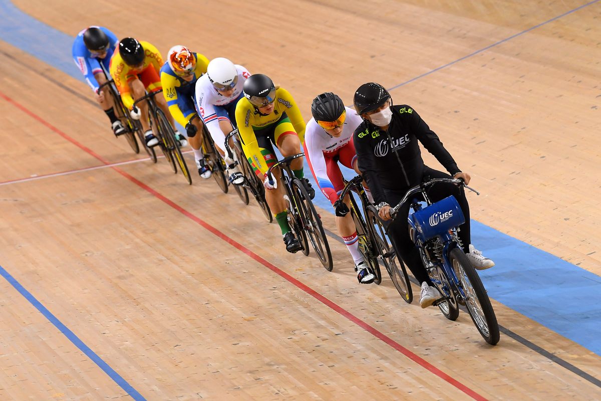 2020 UEC Track European Championships Plovdiv 4th Day 14112020 Keirin Women photo Dario BelingheriBettiniPhoto2020