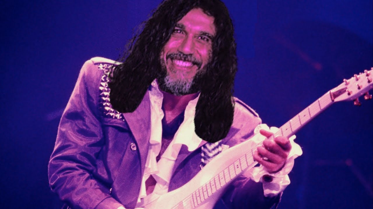 Prince with Tom Araya's face