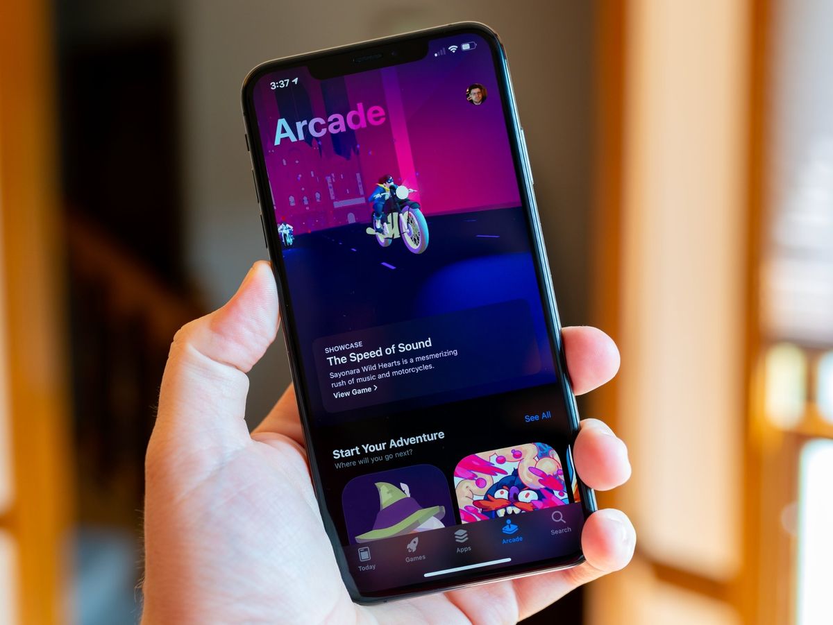 Apple Arcade on iPhone XS Max