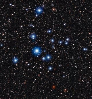 blue star clusters