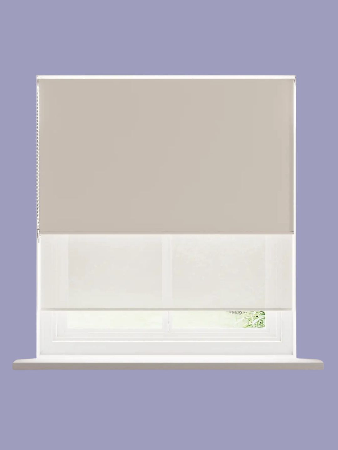 Dunelm, Sheer and Blackout Double Roller Blind