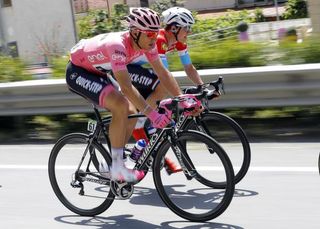 Marcel Kittel rides alongside Bob Jungels during stage 4