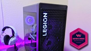 Image of the Lenovo Legion Tower 7i (Gen 10) gaming desktop.