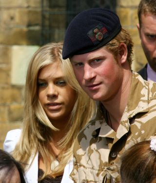 Prince Harry and Chelsy Davy attend a Service of Thanksgiving together
