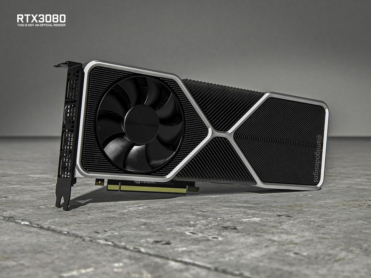 Unofficial RTX 3080 Render