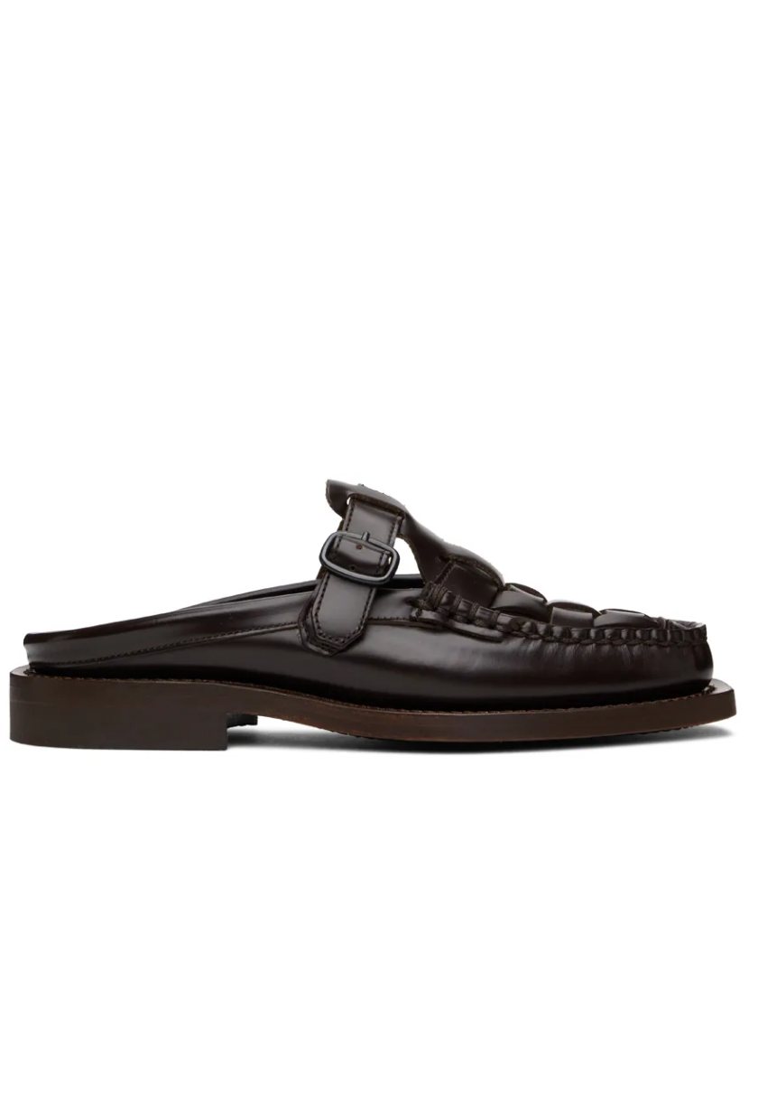 An image of slip-on loafers from Hereu