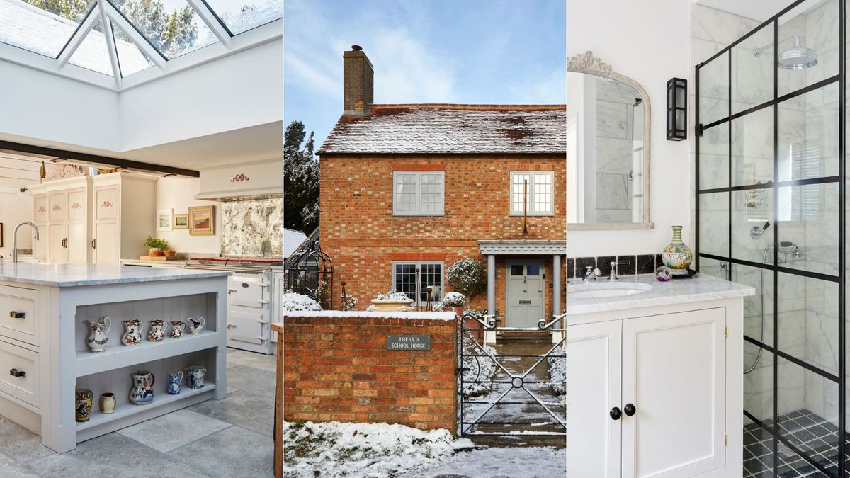 This British Victorian cottage has a surprisingly atypical addition that's flooded with light