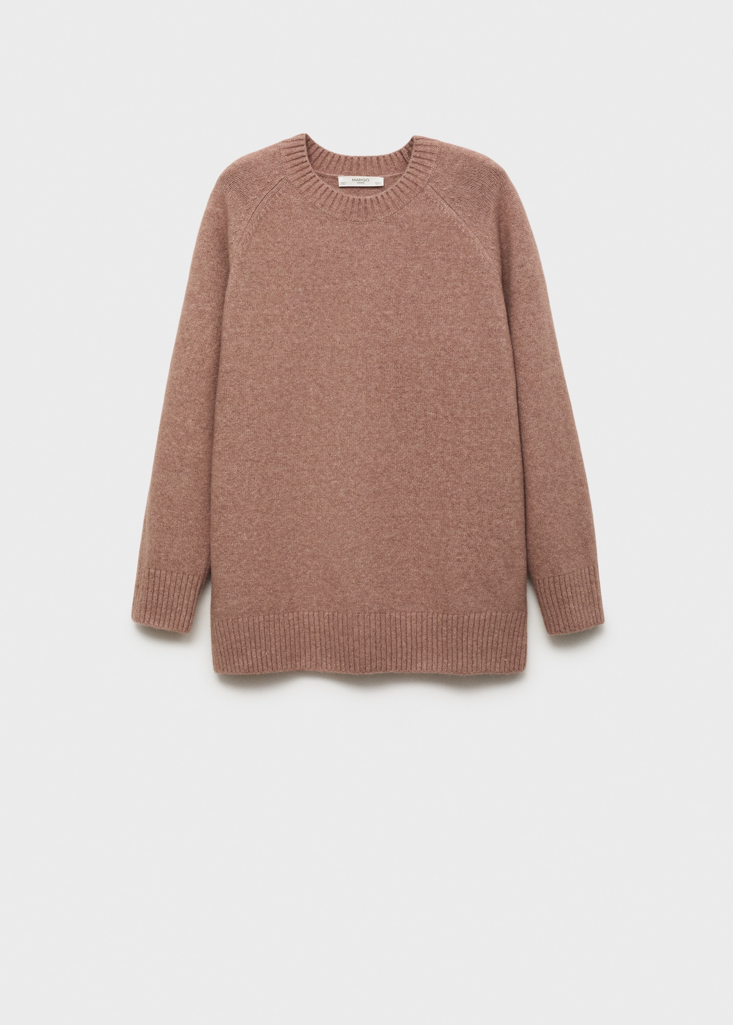 Round-Neck Knitted Sweater - Women | Mango Usa