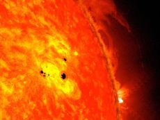 Two Sunspots February 2013