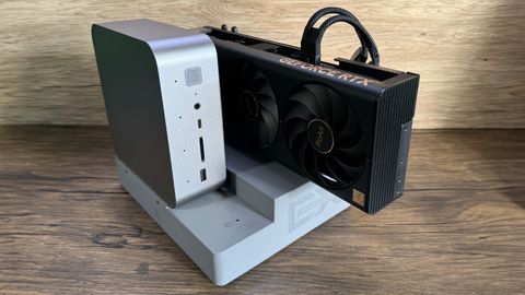 Beelink GTi 12 mini PC with RTX 4070 Ti in Ex Docking Station