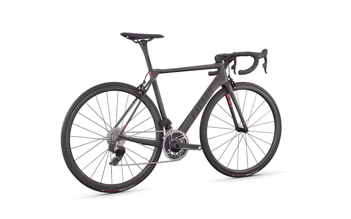 Factor says the frame weighs under 700g in an unspecified size