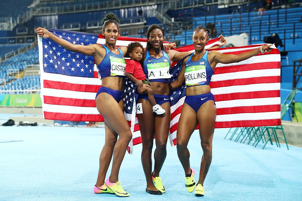 Team USA sweeps the women 100m hurdles in Rio Olympics