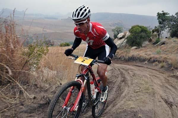 Ben Melt Swanepoel summits the climb.