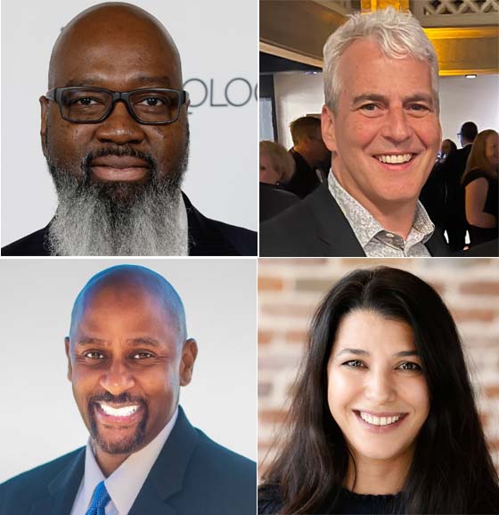 HPA's 2025 board officers (clockwise from top l.): Renard T. Jenkins, Craig German, Rosanna Marino and Graylind Wherry