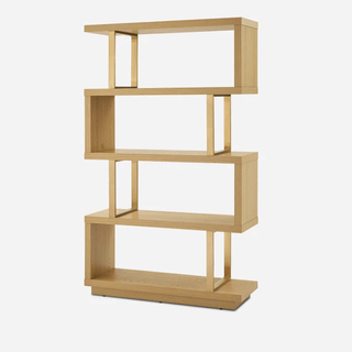 modular wooden modern bookcase